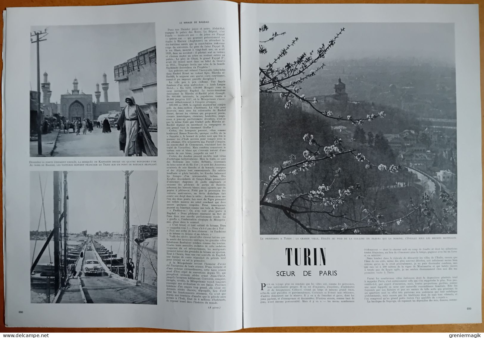 France Illustration N°219 24/12/1949 Pétrole Irak Bagdad/Fresques D'Avon/Chapelle De Matisse/Bordeaux/Turin/Mode - Testi Generali