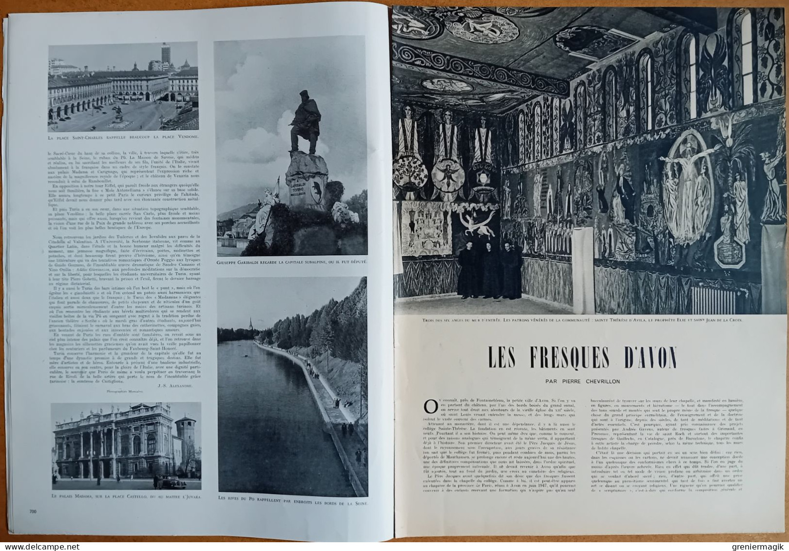France Illustration N°219 24/12/1949 Pétrole Irak Bagdad/Fresques d'Avon/Chapelle de Matisse/Bordeaux/Turin/Mode