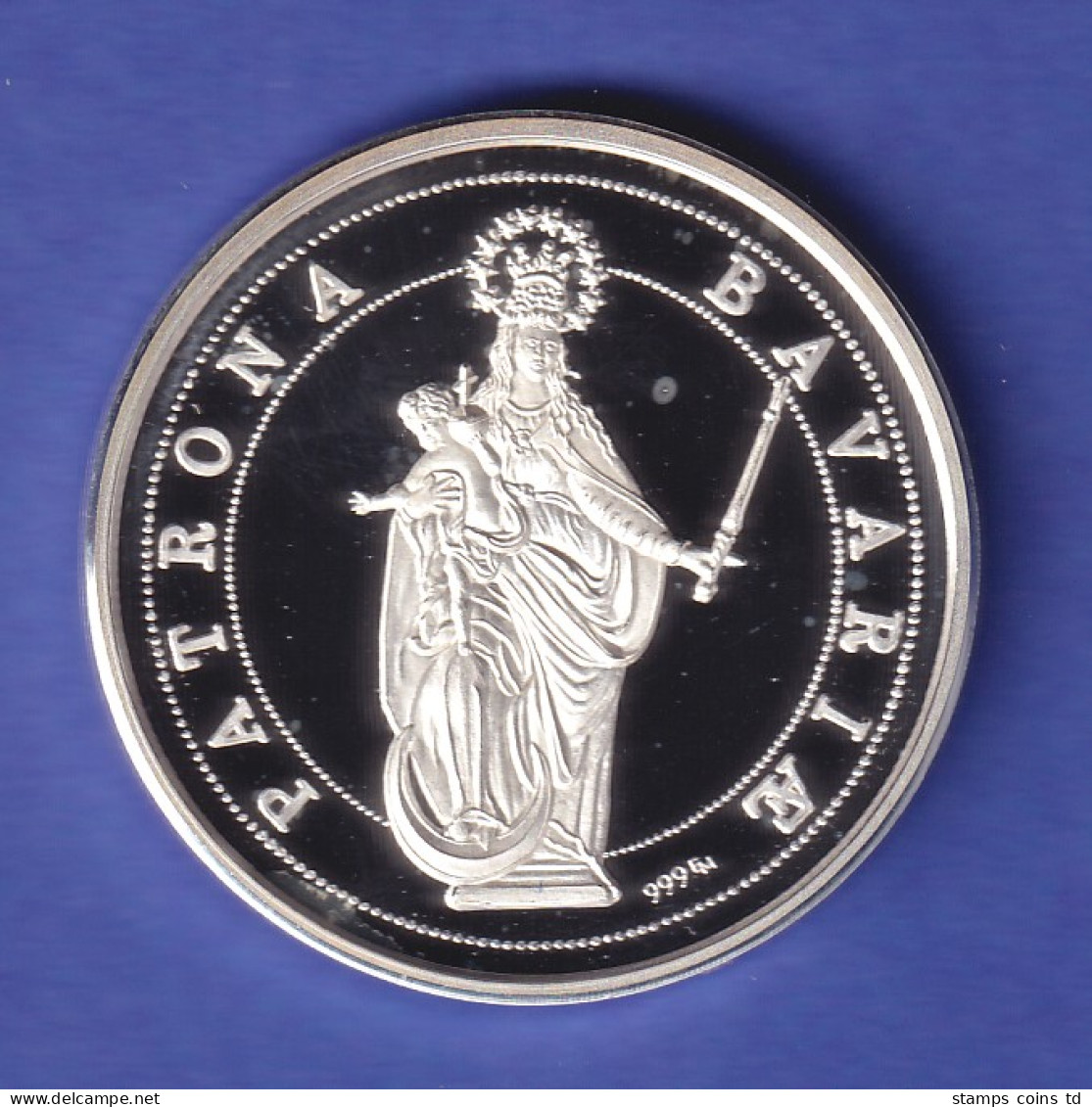 Silbermedaille 50 Jahre Neue Bayerische Verfassung 1996 - Non Classés