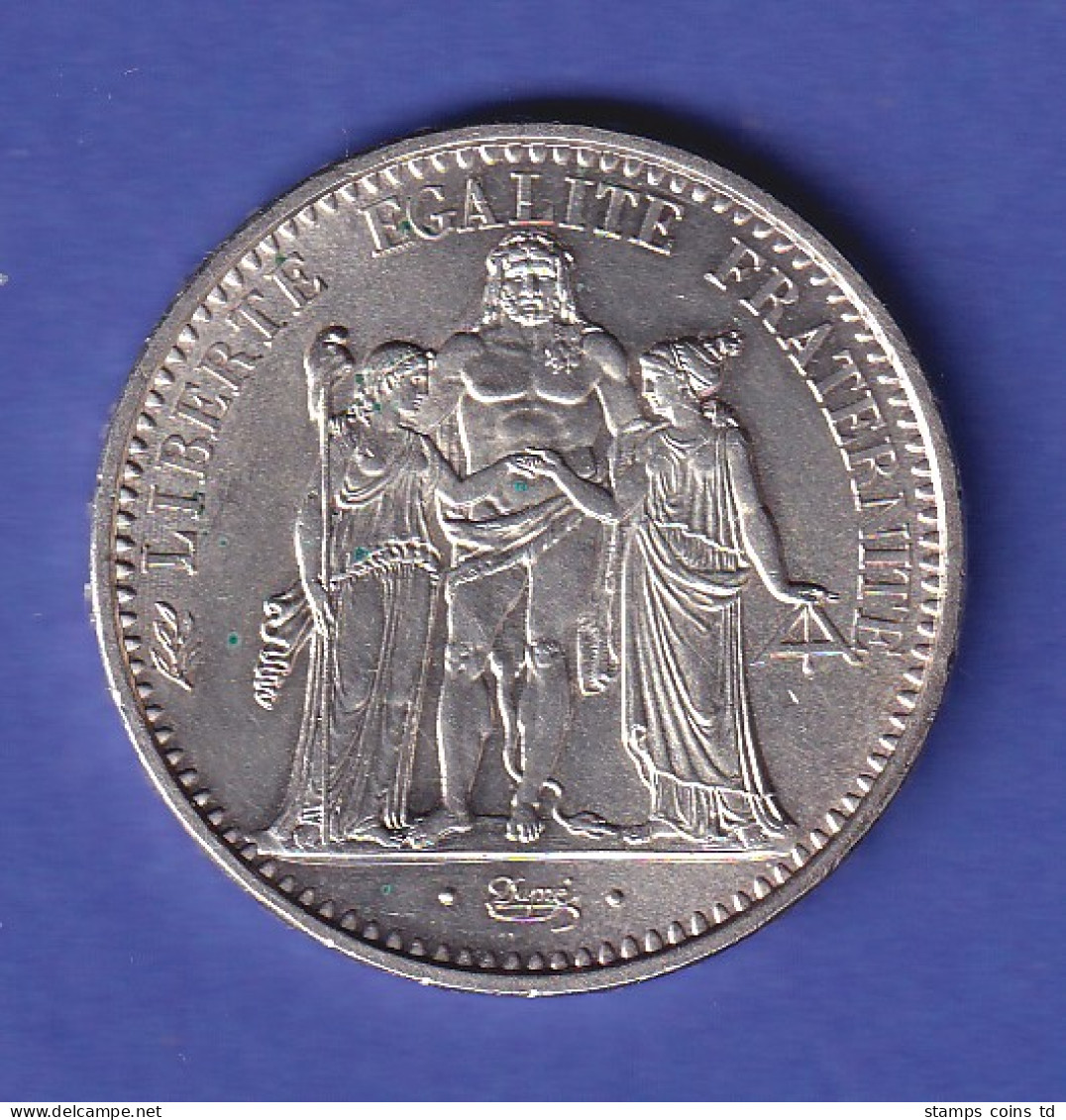 Frankreich Silbermünze 10 Francs Hercules 1965 - Otros & Sin Clasificación