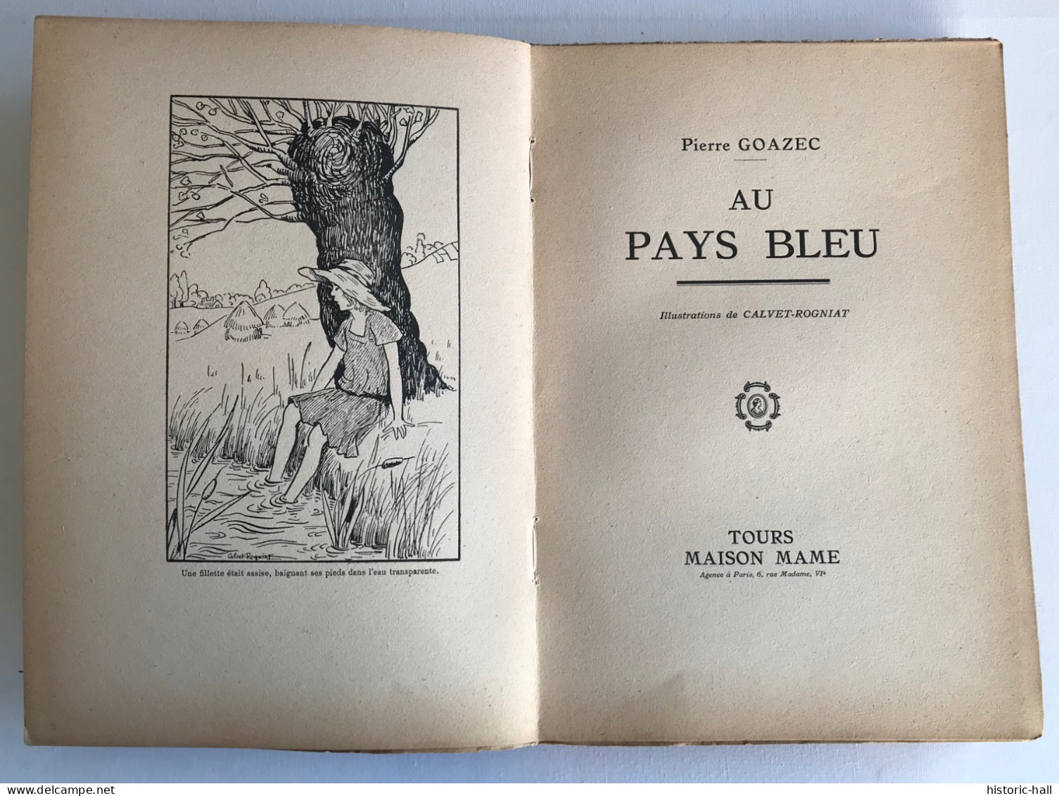 Au PAYS BLEU - 1934 - Pierre GOAZEC - Avventura