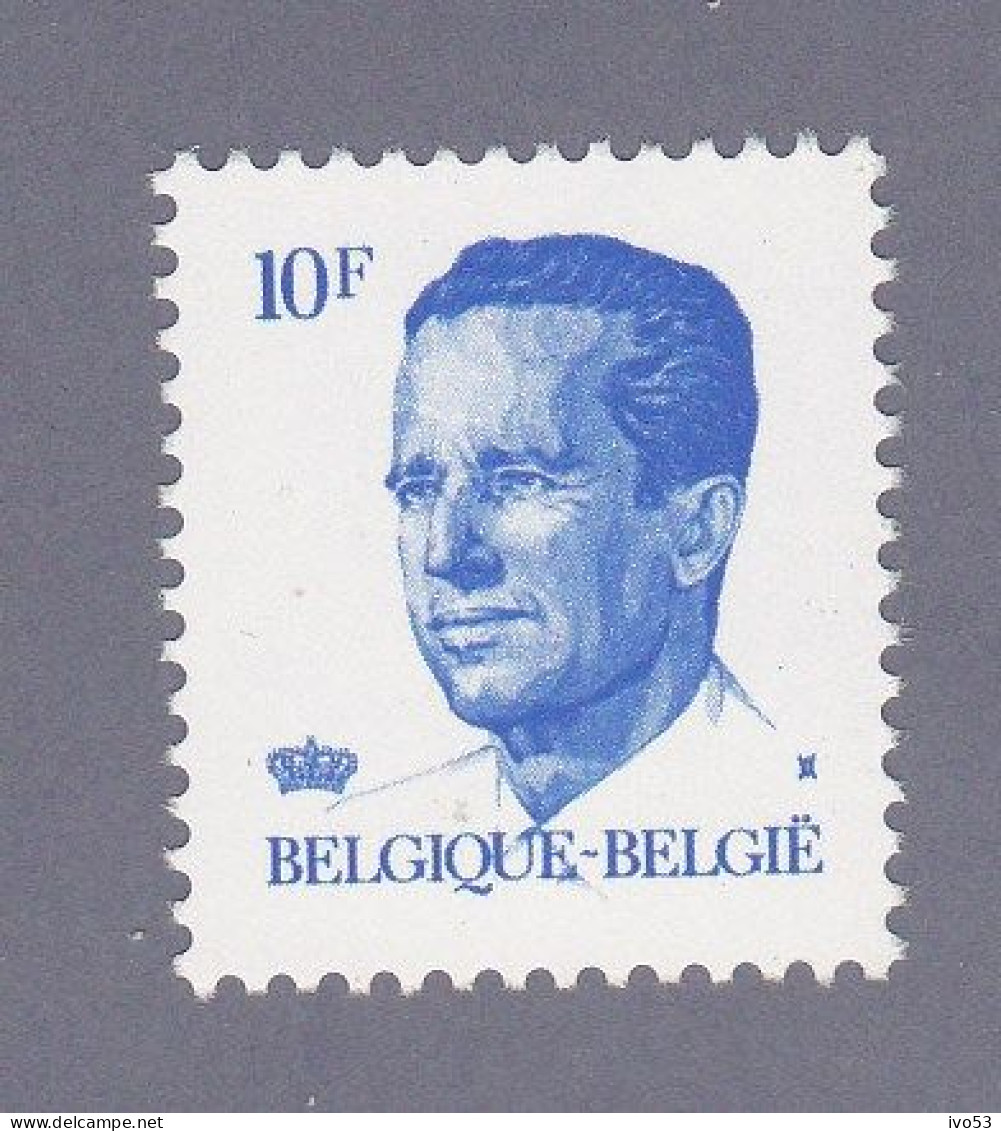 1983 Nr 2069** Postfris.Koning Boudewijn,type Velghe. - 1981-1990 Velghe