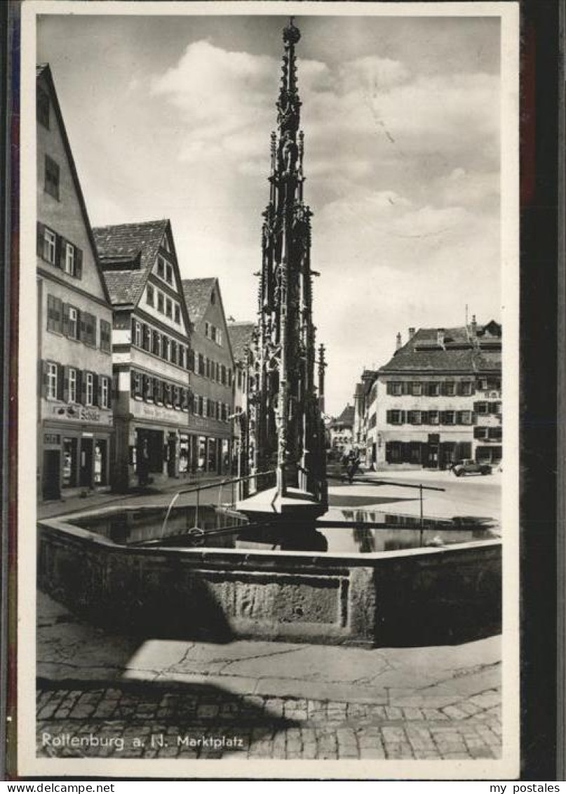 41218503 Rottenburg Neckar Marktplatz Brunnen Rottenburg - Rottenburg