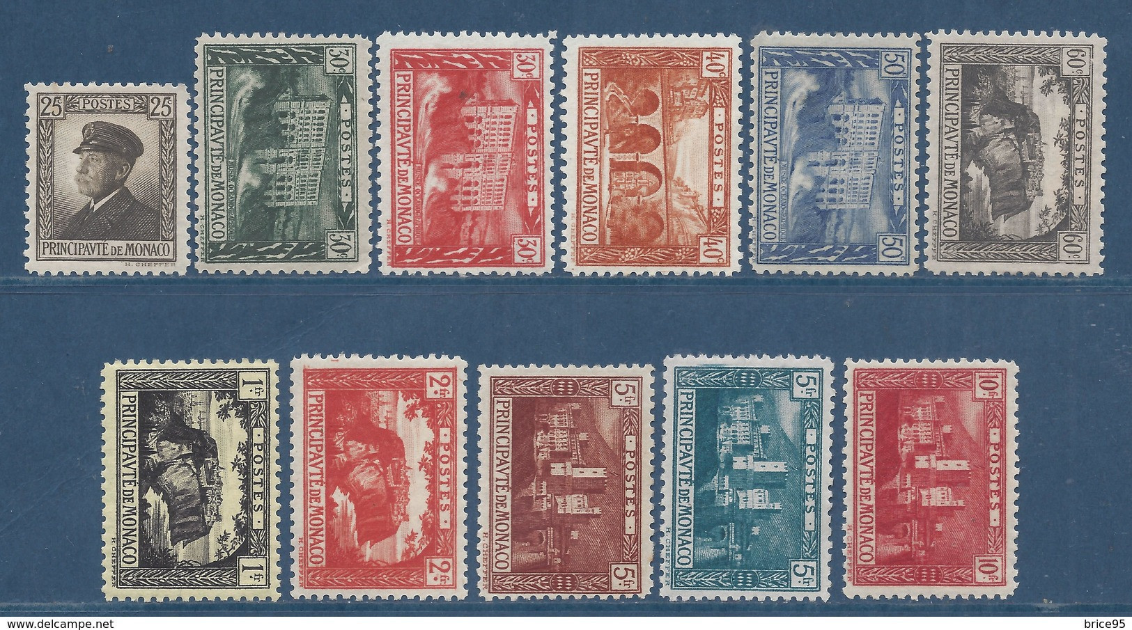 Monaco - YT N° 54 à 64 - Neuf Avec Et Sans Charnière - 1922 Et 1923 - Unused Stamps