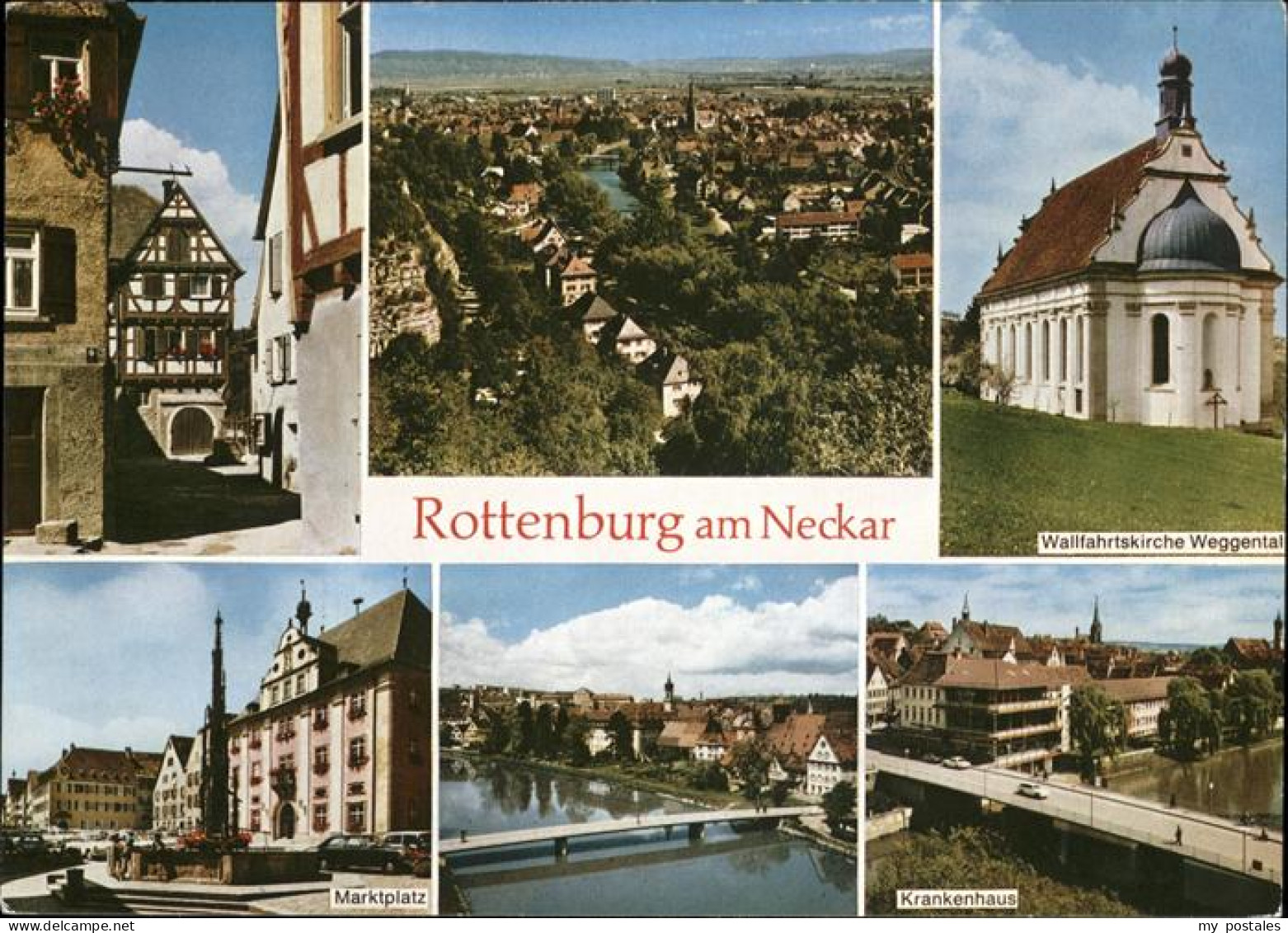 41218459 Rottenburg Neckar Kirche Weggental Krankenhaus Marktplatz Rottenburg - Rottenburg