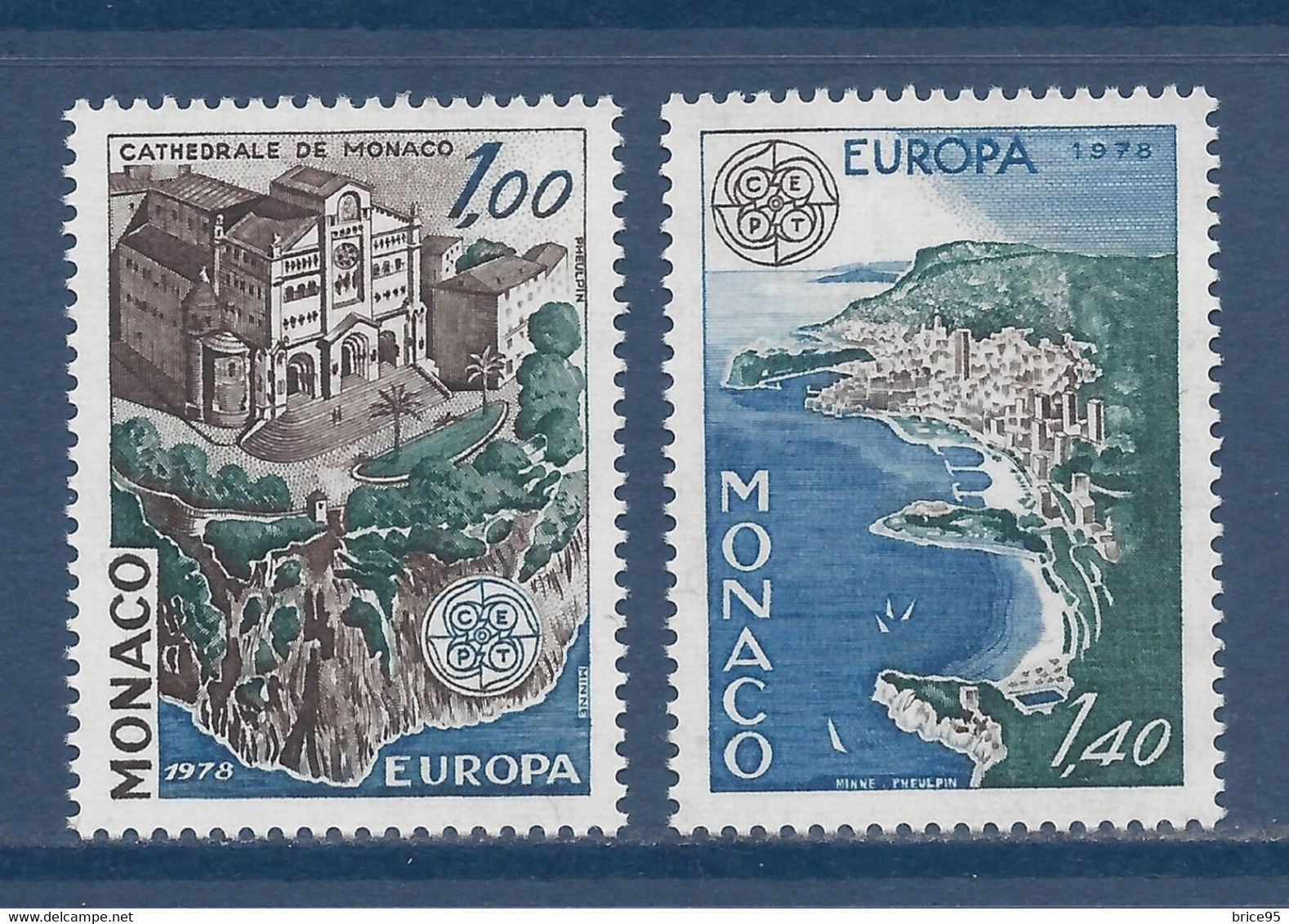 Monaco - YT N° 1139 Et 1140 ** - Neuf Sans Charnière - 1978 - Unused Stamps