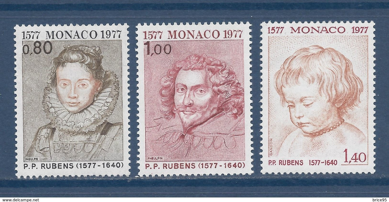 Monaco - YT N° 1098 à 1100 ** - Neuf Sans Charnière - 1977 - Unused Stamps