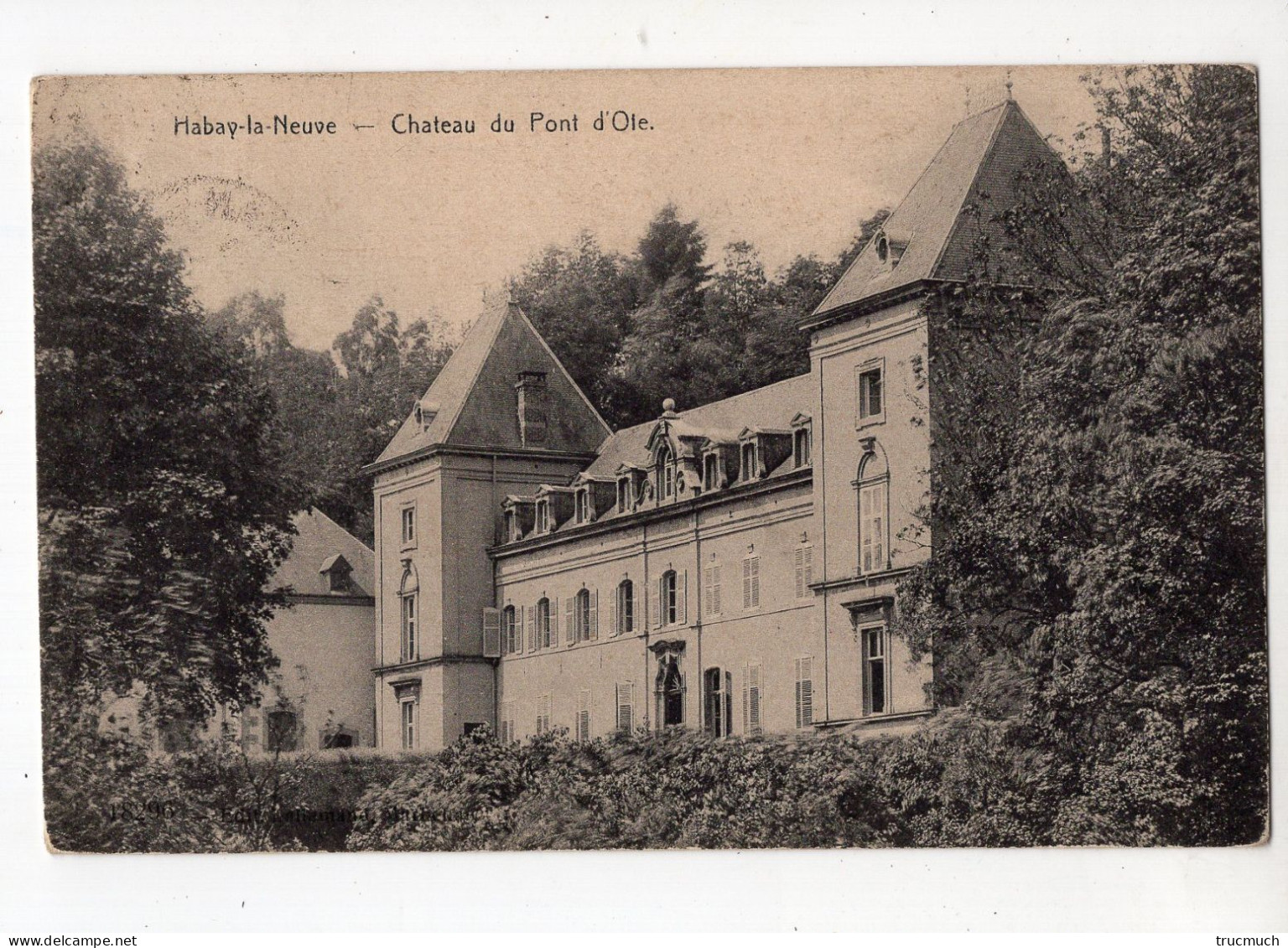 3 - HABAY - LA - NEUVE  -  Château Du Pont D'Oie - Habay