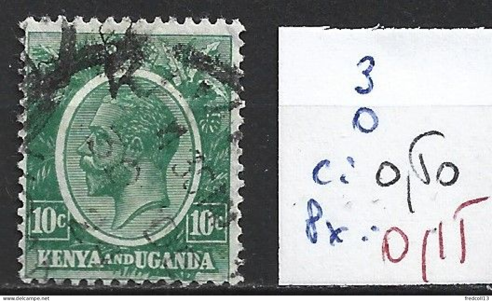 KENYA & OUGANDA 3 Oblitéré Côte 0.50 € - Kenya & Ouganda