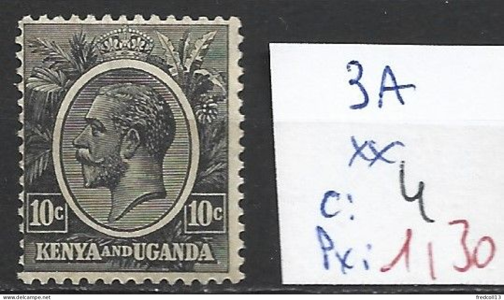 KENYA & OUGANDA 3A ** Côte 4 € - Kenya & Oeganda