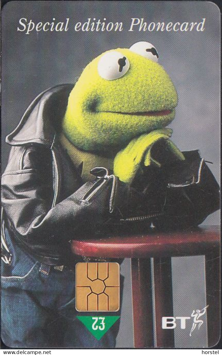 UK - British Telecom Chip PUB053B  - £2  The Muppets - Comic - Kermit - GEM - BT Promotional