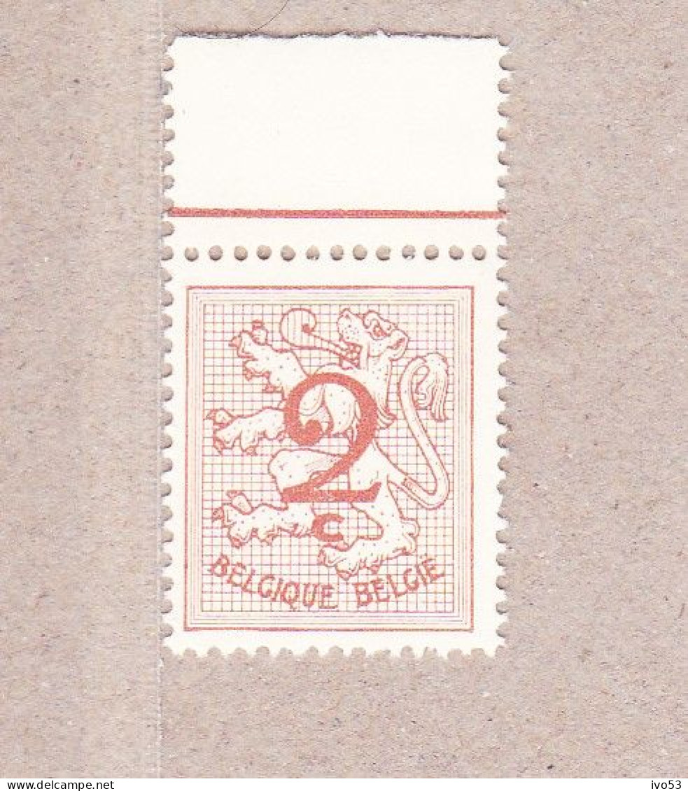 1957 Nr 1026A** Zonder Scharnier.Cijfer Op Heraldieke Leeuw. - 1951-1975 Leone Araldico