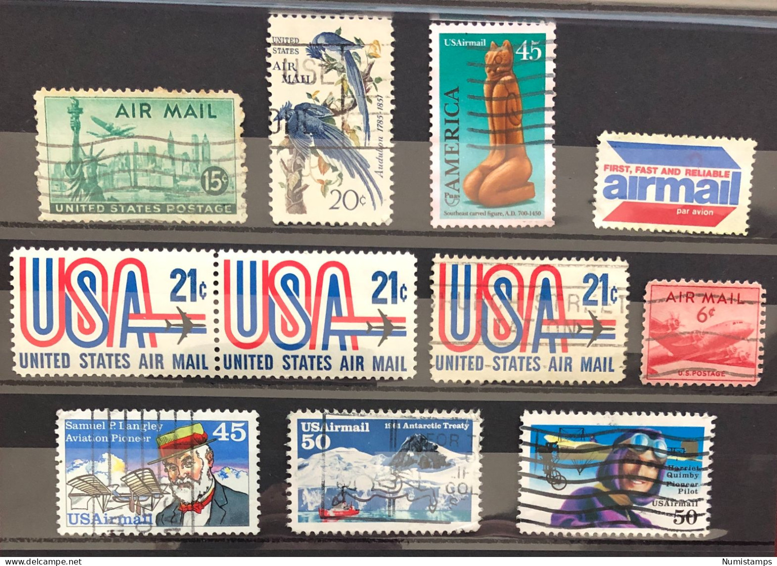 USA - Air Mail - Since 1947 (Lot 3) - 3a. 1961-… Oblitérés