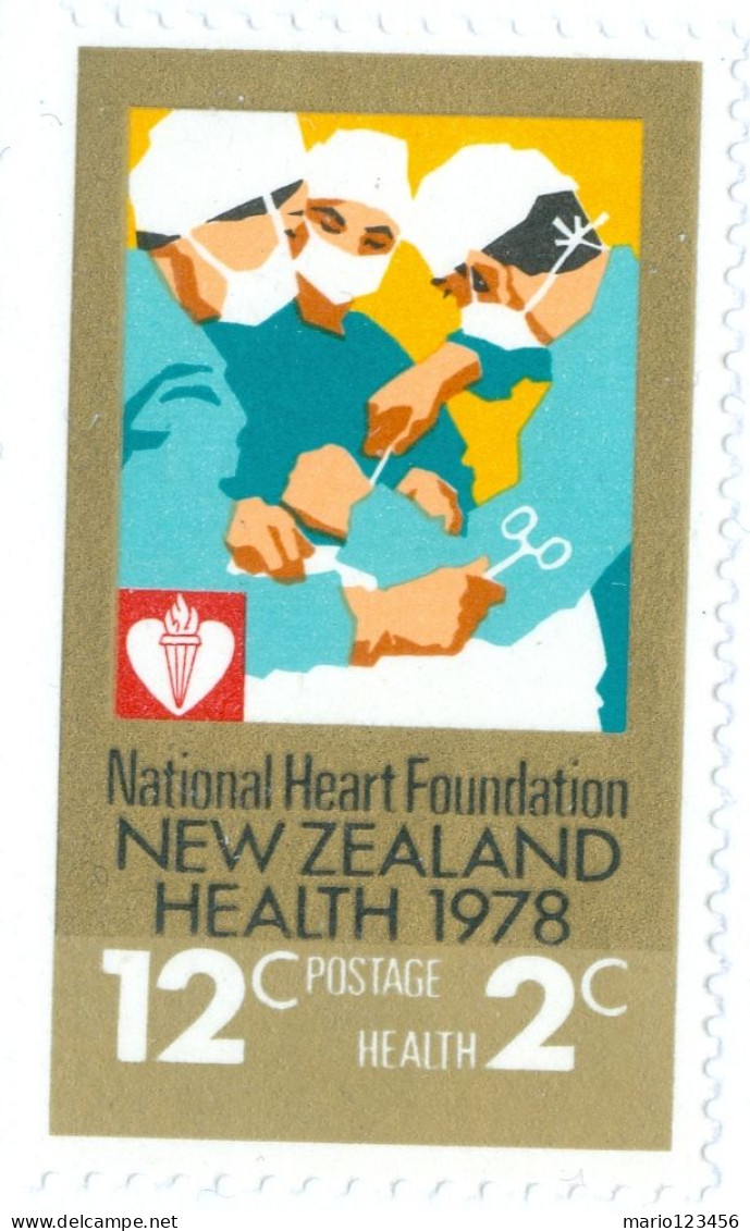 NUOVA ZELANDA, NEW ZEALAND, SANITA, 1978, FRANCOBOLLI NUOVI (MNH**) Scott:NZ B102, Yt:NZ 726 - Unused Stamps