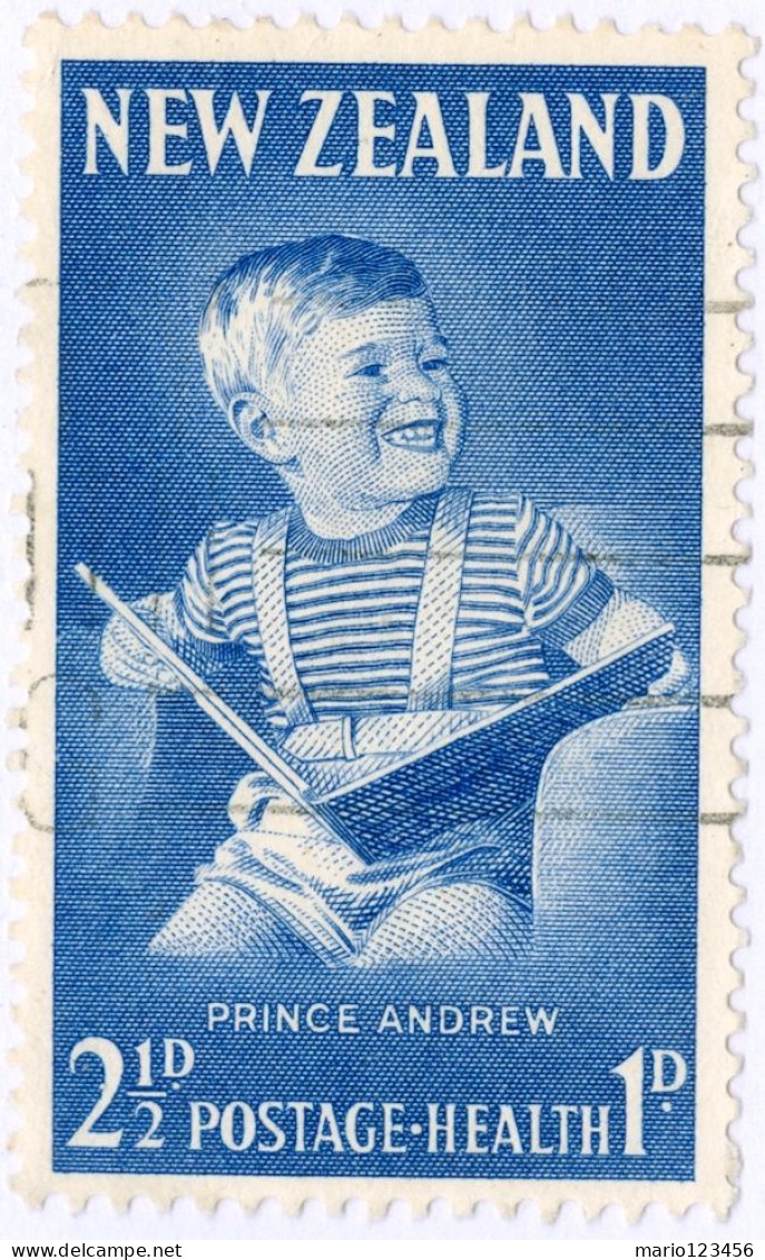 NUOVA ZELANDA, NEW ZEALAND, SANITA, 1963, FRANCOBOLLI USATI Scott:NZ B65, Yt:NZ 414 - Used Stamps