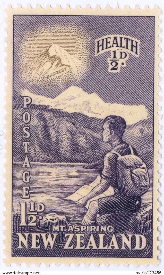 NUOVA ZELANDA, NEW ZEALAND, SANITA, 1954, FRANCOBOLLI NUOVI (MLH*) Scott:NZ B44, Yt:NZ 341 - Unused Stamps