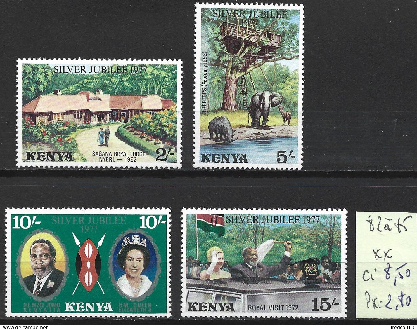 KENYA 82 à 85 ** Côte 8.50 € - Kenya (1963-...)