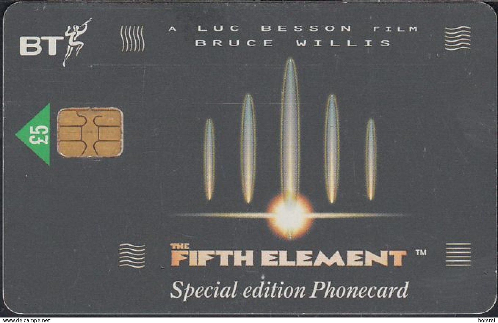 UK - British Telecom Chip PUB059  - £5  Cinema The Fifth Element No.1 - GPT2 - BT Promociónales