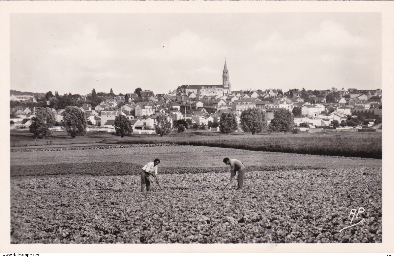 LE CHESNAY -78- CPSM - Vue Générale - Animation - A17790/91 - Le Chesnay