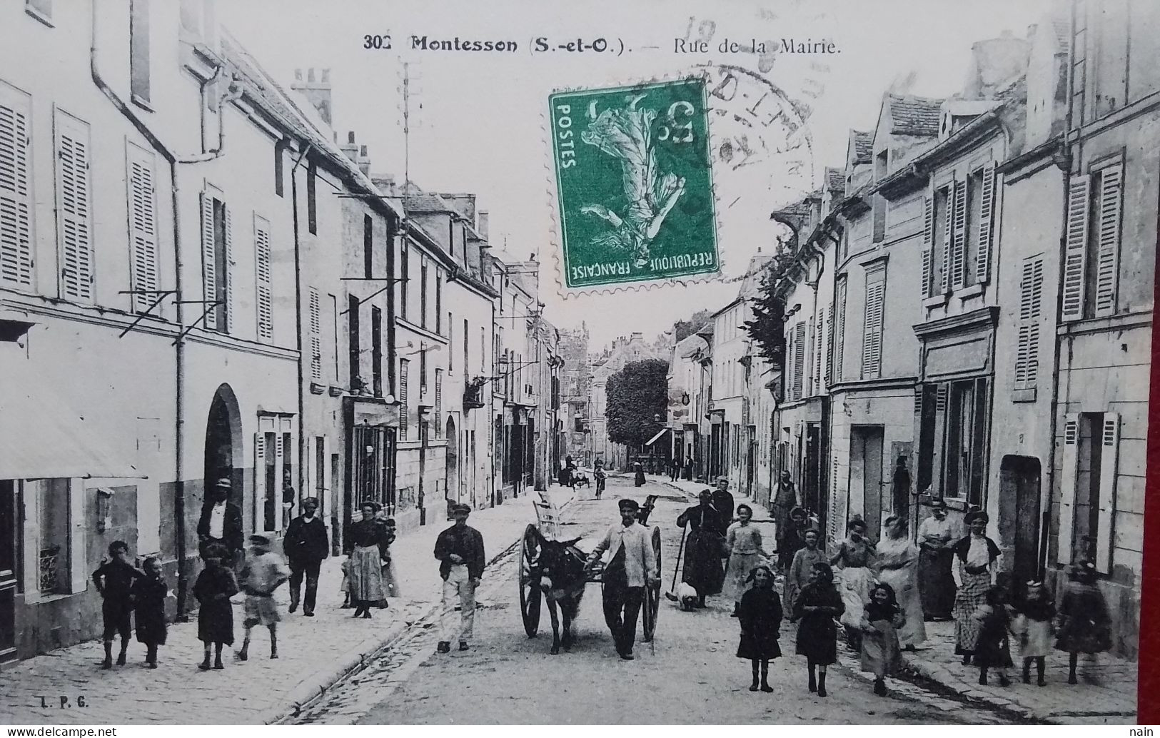 78 - MONTESSON - " RUE DE LA MAIRIE " - - - " PLAN RARE " - - - Montesson