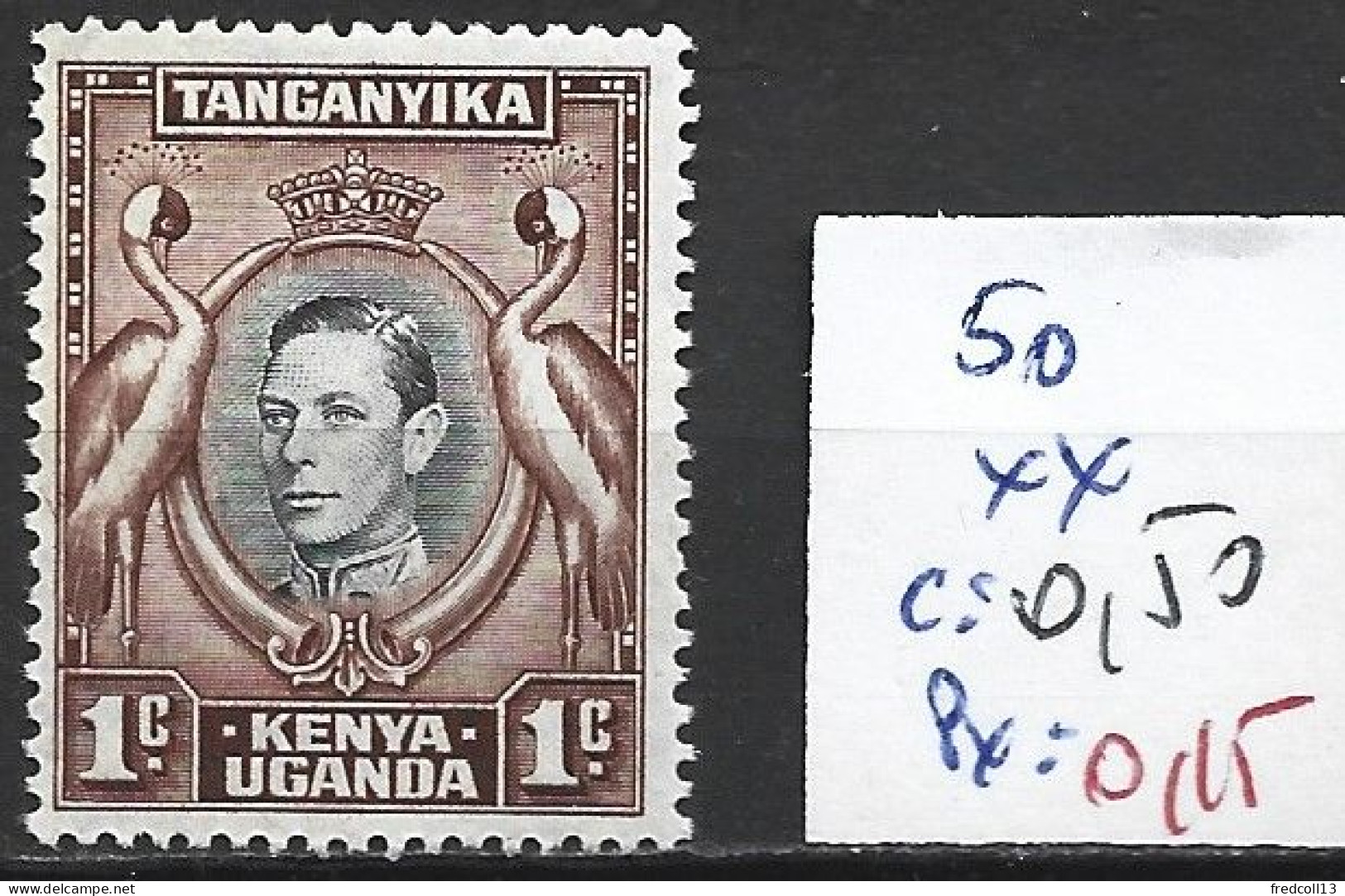 KENYA OUGANDA & TANGANYKA 50 ** Côte 0.50 € - Kenya, Uganda & Tanzania