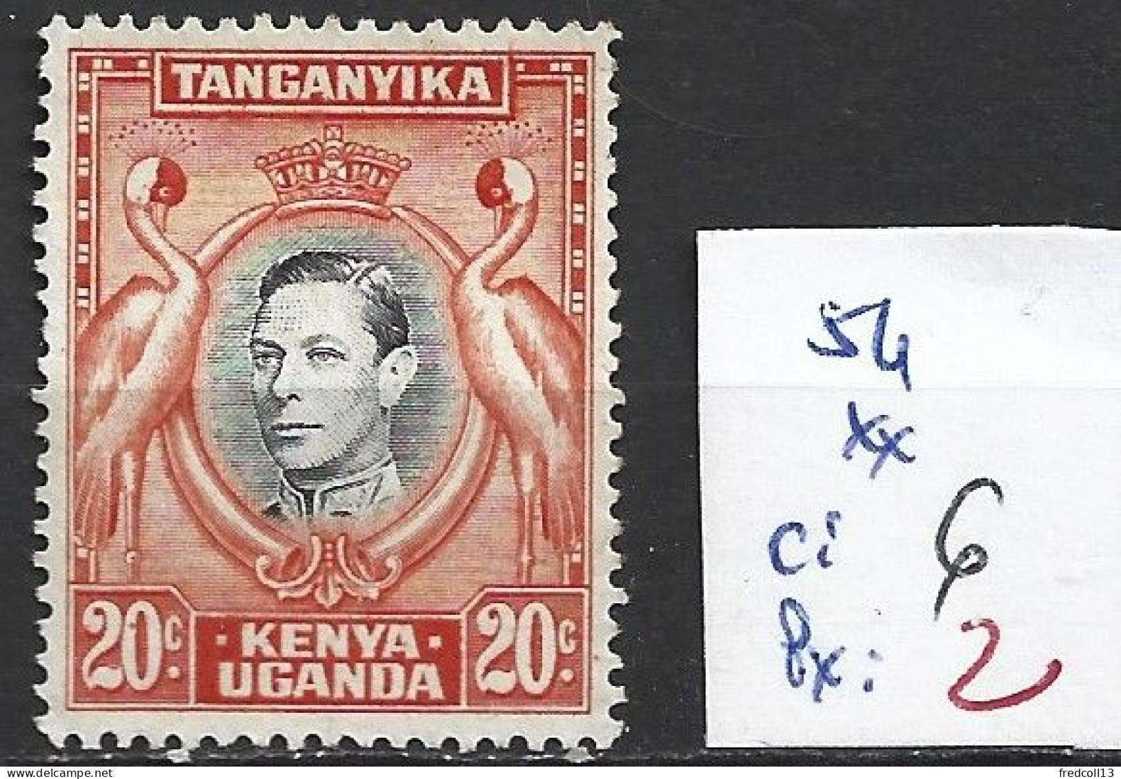 KENYA OUGANDA & TANGANYKA 54 ** Côte 6 € - Kenya, Uganda & Tanzania