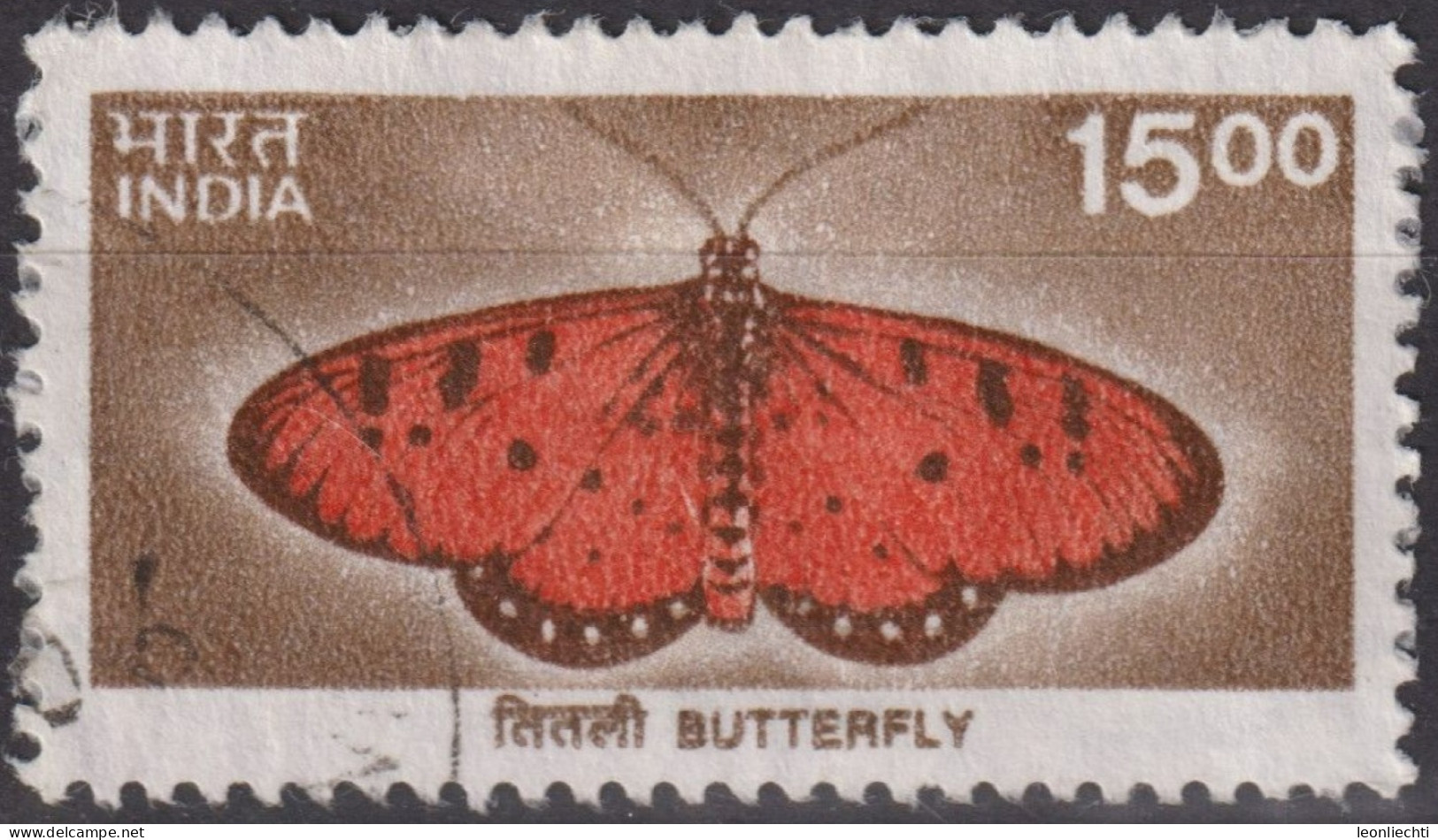 2000 Indien ° Mi:IN 1797, Sn:IN 1827, Yt:IN 1563, Butterfly - Usados