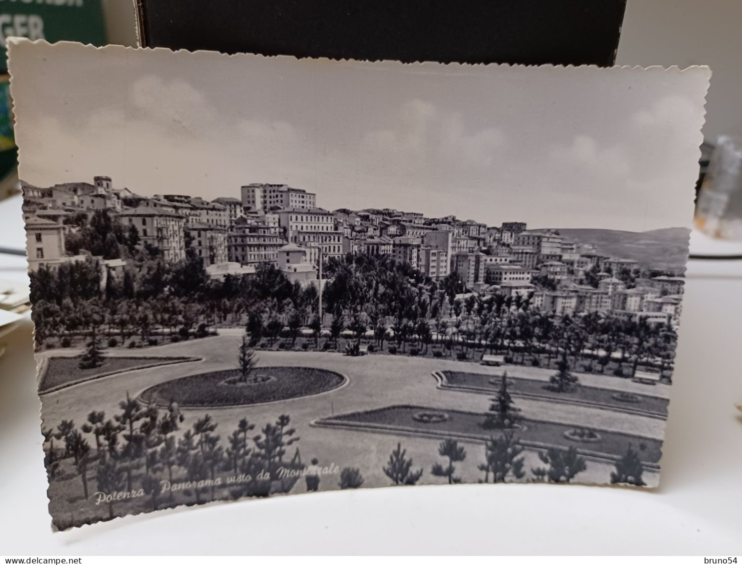 Cartolina Potenza ,panorama Visto Da Montereale 1954 - Potenza