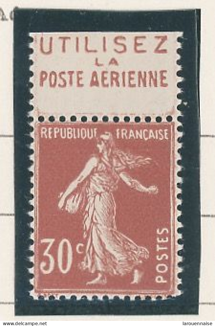 BANDE PUB -N°360- 30c BRUN-ROUGE  - TYPE III N**-PUB  POSTE AERIENNE - (MAURY 242) - - Unused Stamps