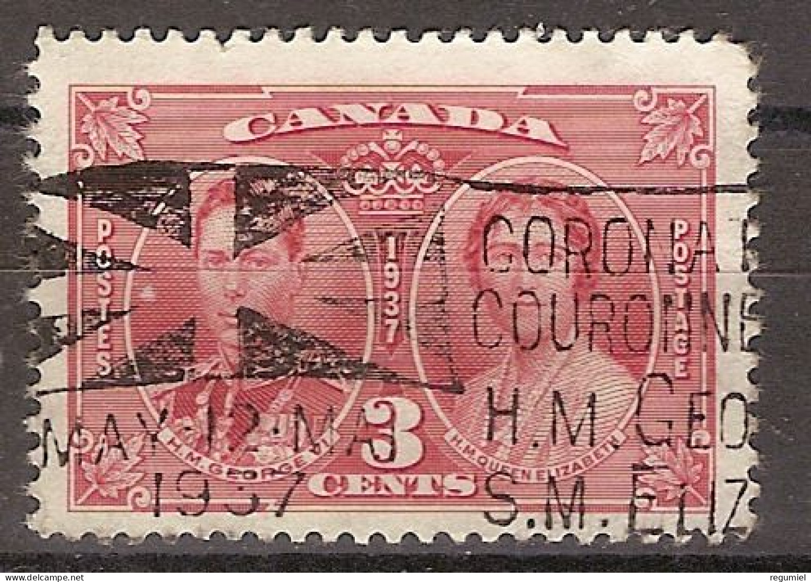 Canada U  196 (o) Usado. 1937 - Gebruikt