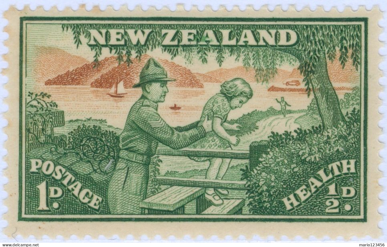 NUOVA ZELANDA, NEW ZEALAND, SANITA, 1946, FRANCOBOLLI NUOVI (MNH**) Scott:NZ B28, Yt:NZ 283 - Ongebruikt