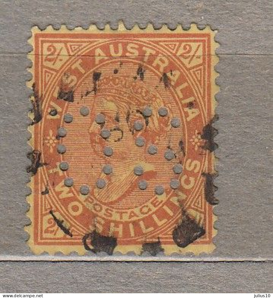 WEST AUSTRALIA 1902 Perfins OS Used(o) #34425 - Usati