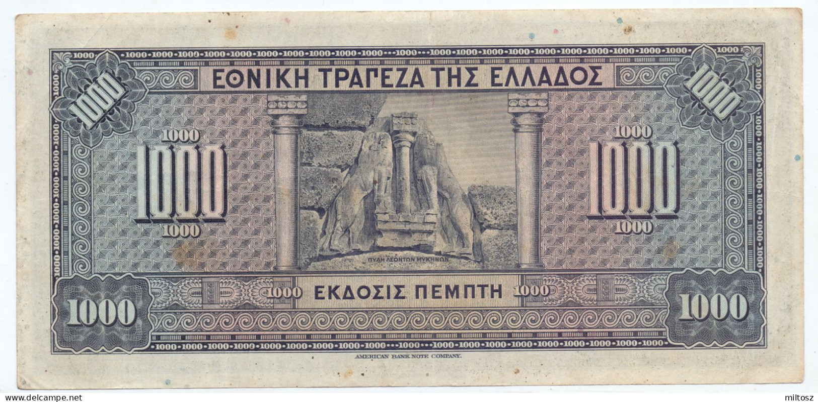 Greece 1.000 Drachmas 1926 - Greece