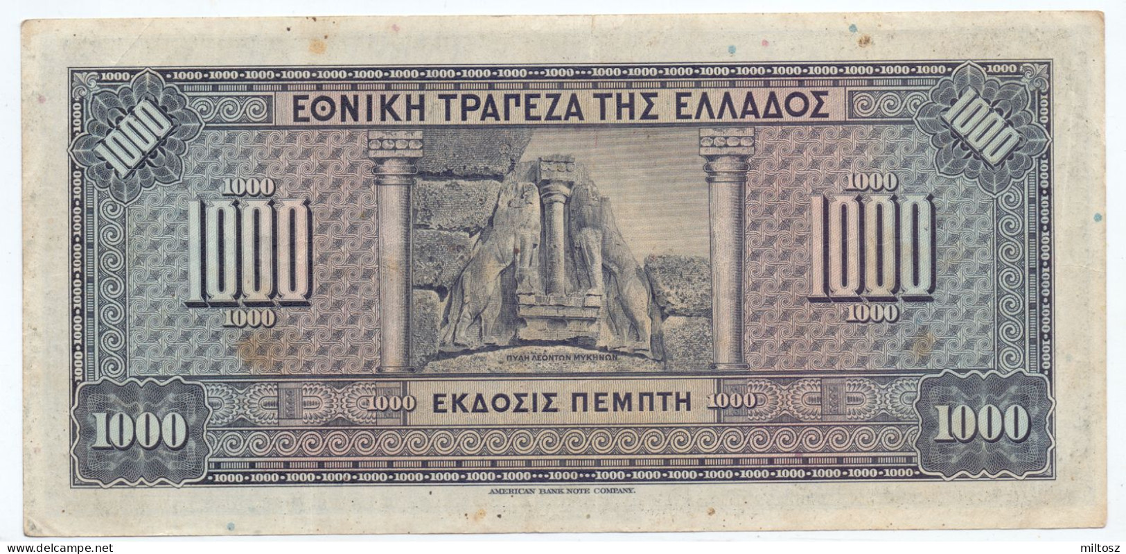 Greece 1.000 Drachmas 1926 - Griekenland