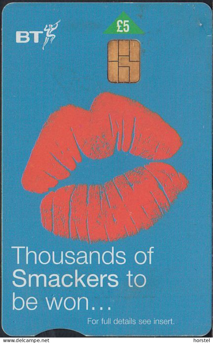 UK - British Telecom Chip PUB120  - £5 Smackers - Kiss - GPT3 - BT Promotionnelles