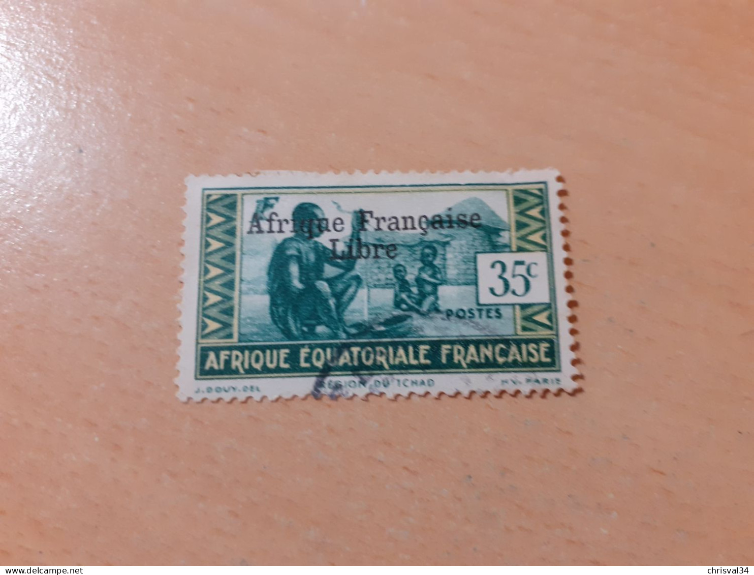 TIMBRE   A.E.F  FRANCE  LIBRE  N  164    COTE 10,00  EUROS   OBLITERE - Gebraucht