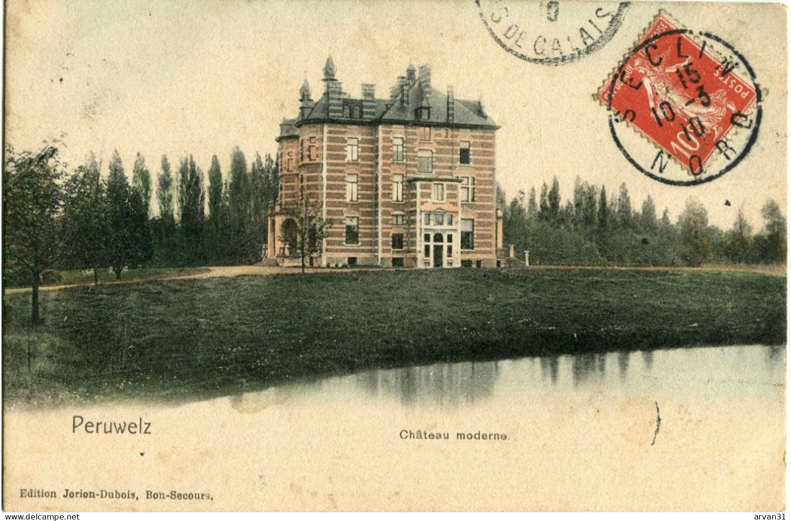 PERUWELZ - CHÂTEAU MODERNE  En 1910  - - Péruwelz