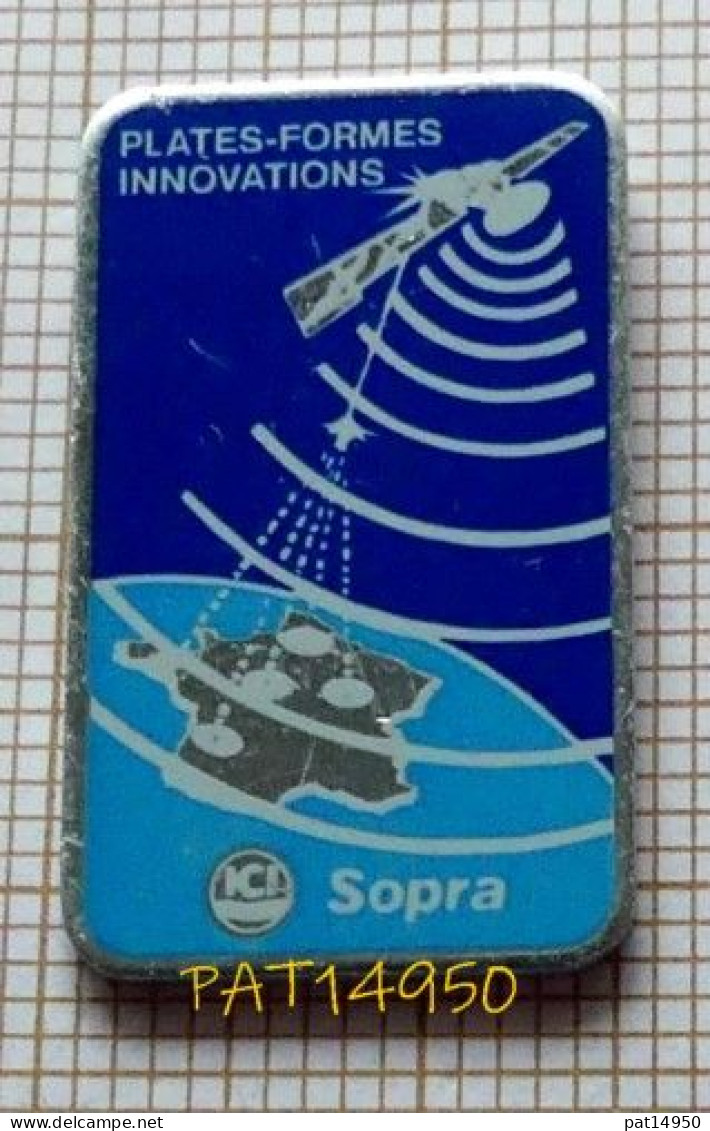 PAT14950 ICI SOPRA PLATES-FORMES INNOVATIONS SATELLITE CARTE DE FRANCE - Informatique