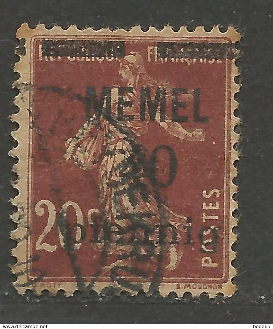 MEMEL N° 22 OBL / Used - Used Stamps