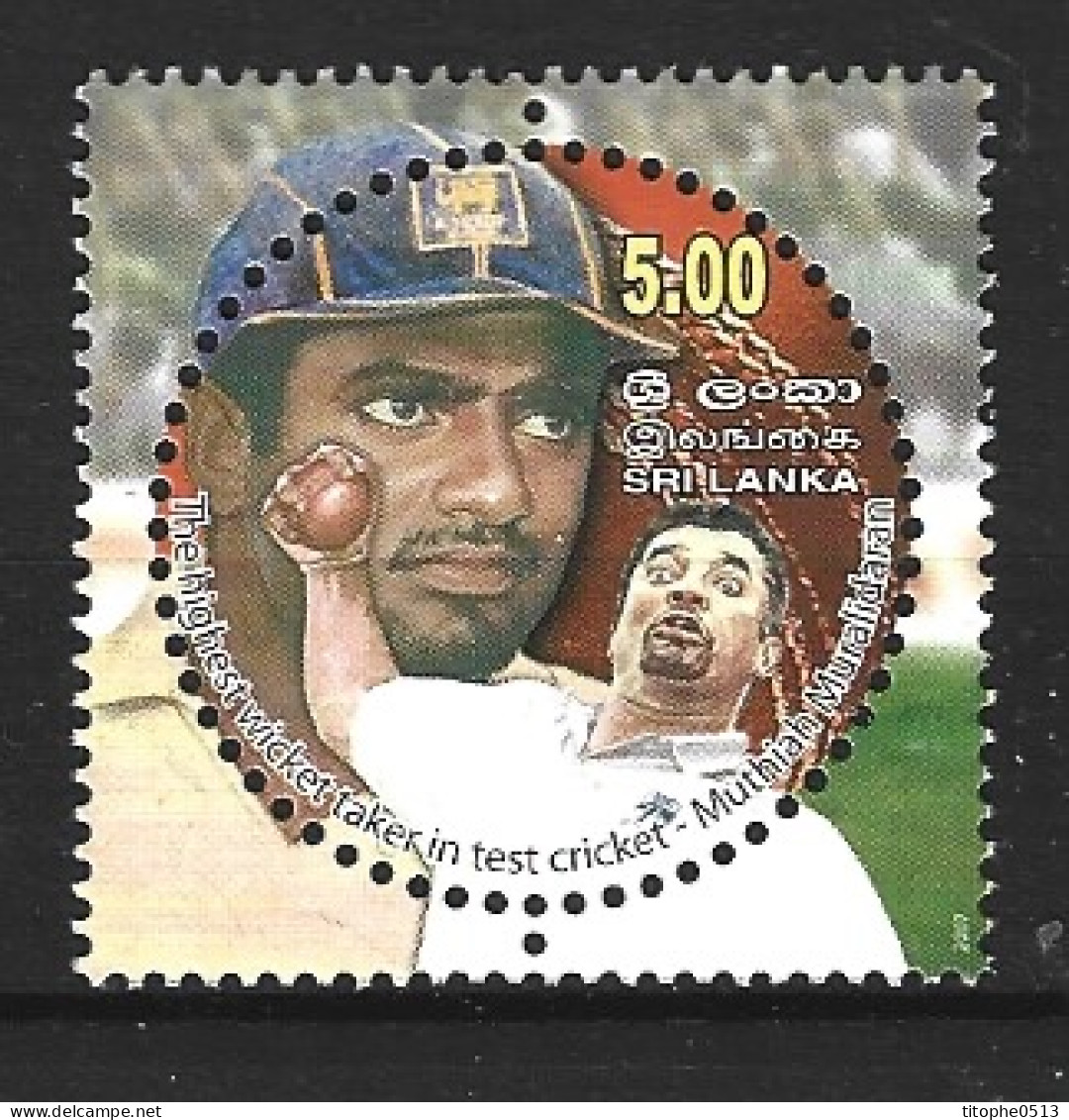 SRI LANKA. N°1628 De 2007. Cricket. - Cricket