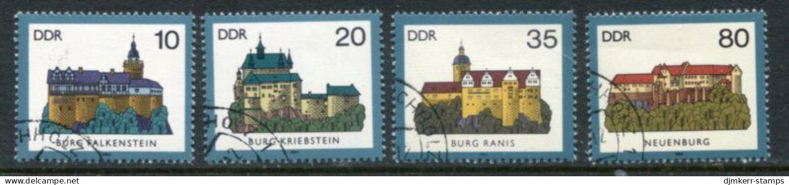 DDR 1984 Castles Used.  Michel 2910-13 - Gebraucht