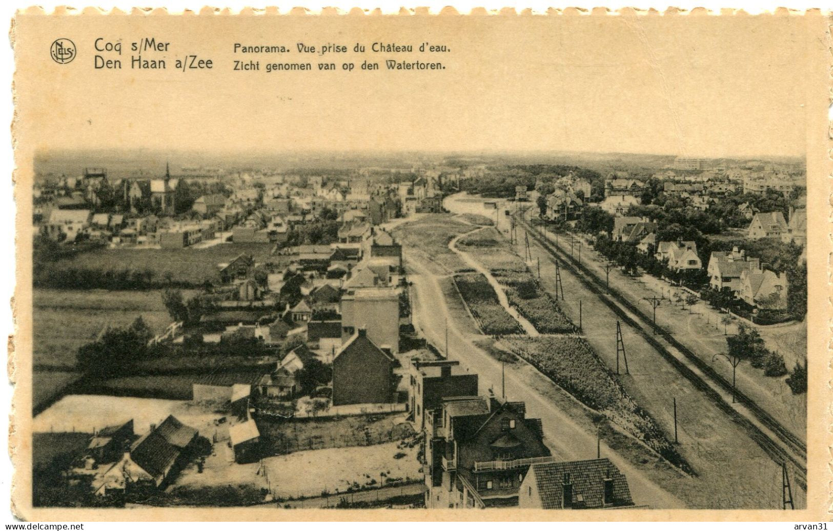 COQ Sur MER - PANORAMA - VUE PRISE Du CHÂTEAU D' EAU - - De Haan