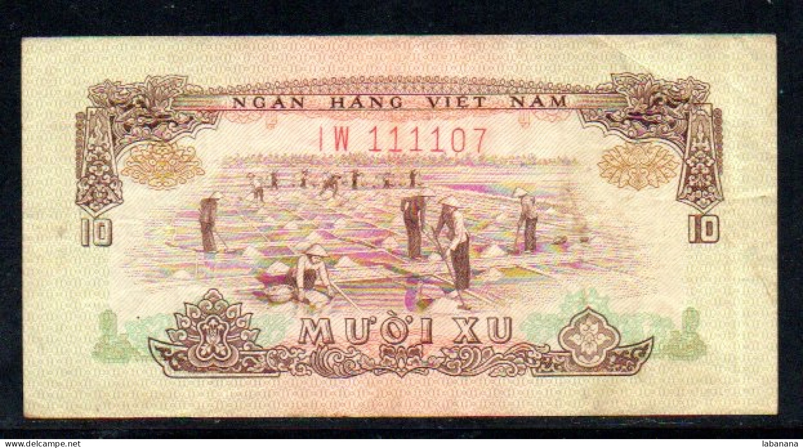 509-Vietnam Du Sud 10xu 1966 IW111 - Viêt-Nam