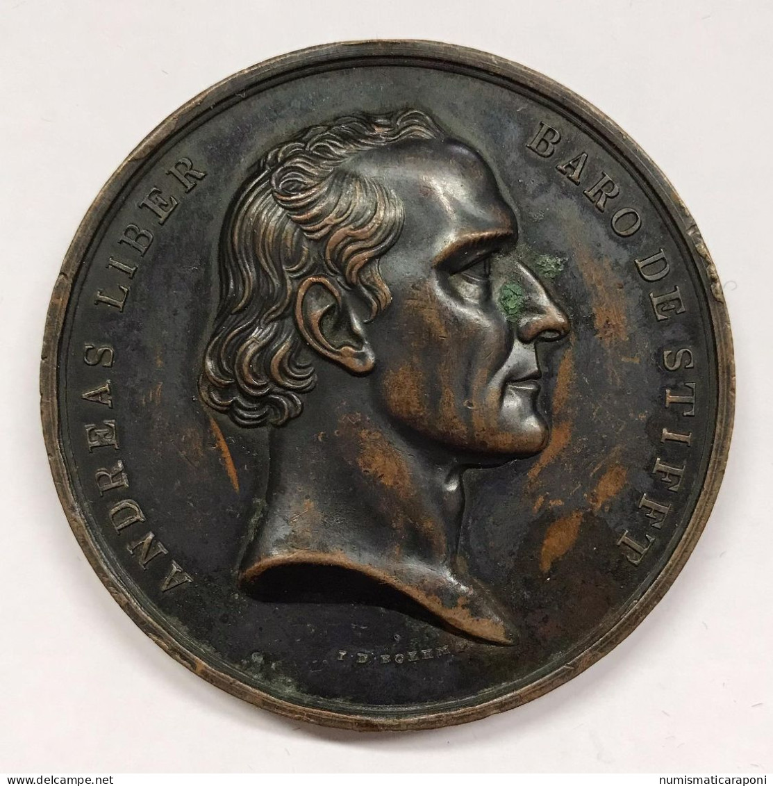 Medaglia Austria Liber Andreas 1834 Medico - Professionnels/De Société