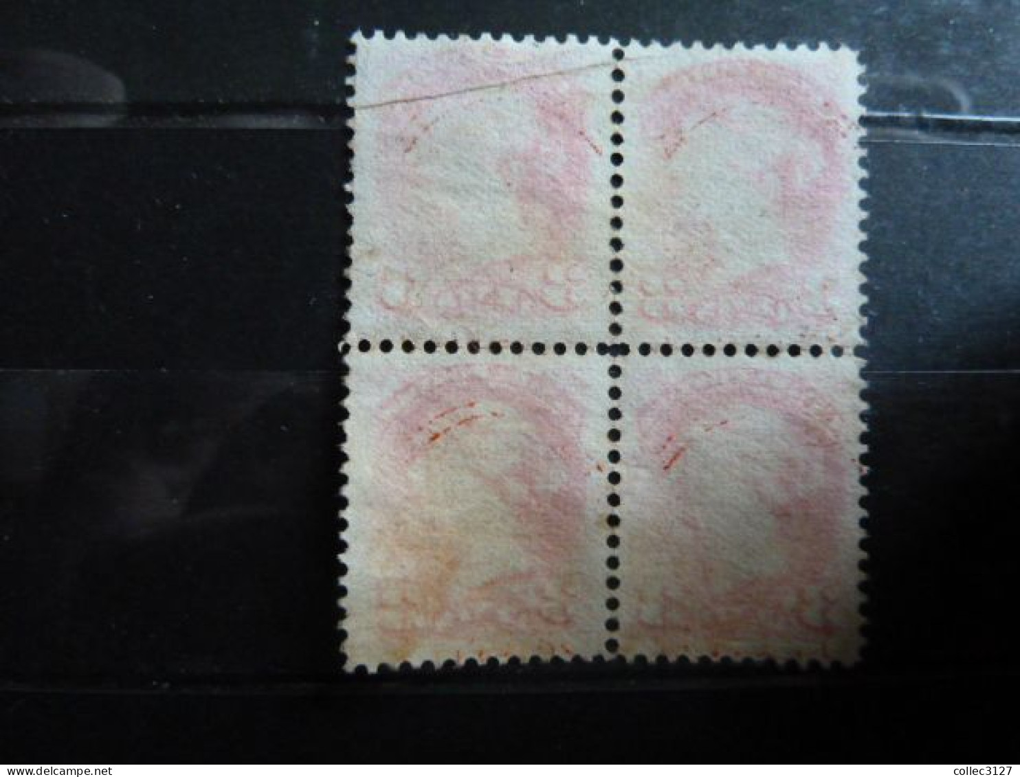 H2 - Canada Bloc De 4 Timbres YT 30 3c Vermillon - Neuf Sans Gomme - Unused Stamps