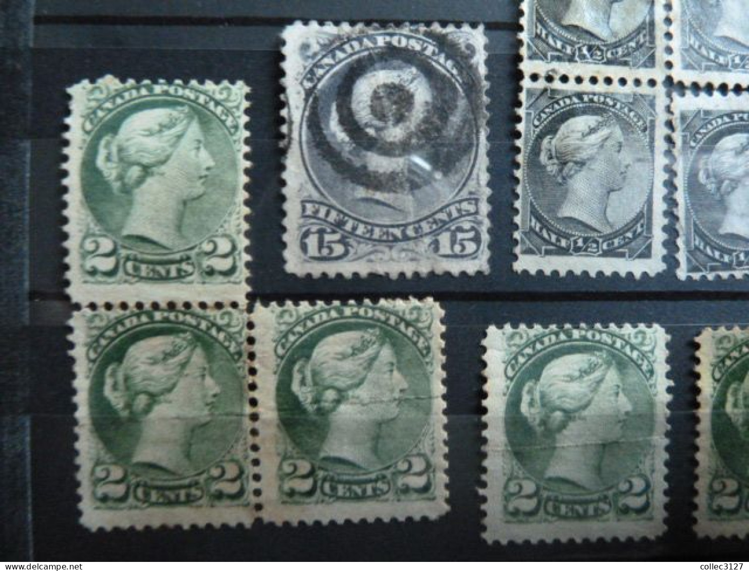 H2 - Canada Petit Lot De Timbres D'avant 1900 - Les Timbres Neufs Sont à Considérer Sans Gomme - Voirs Photos Détaillées - Unused Stamps