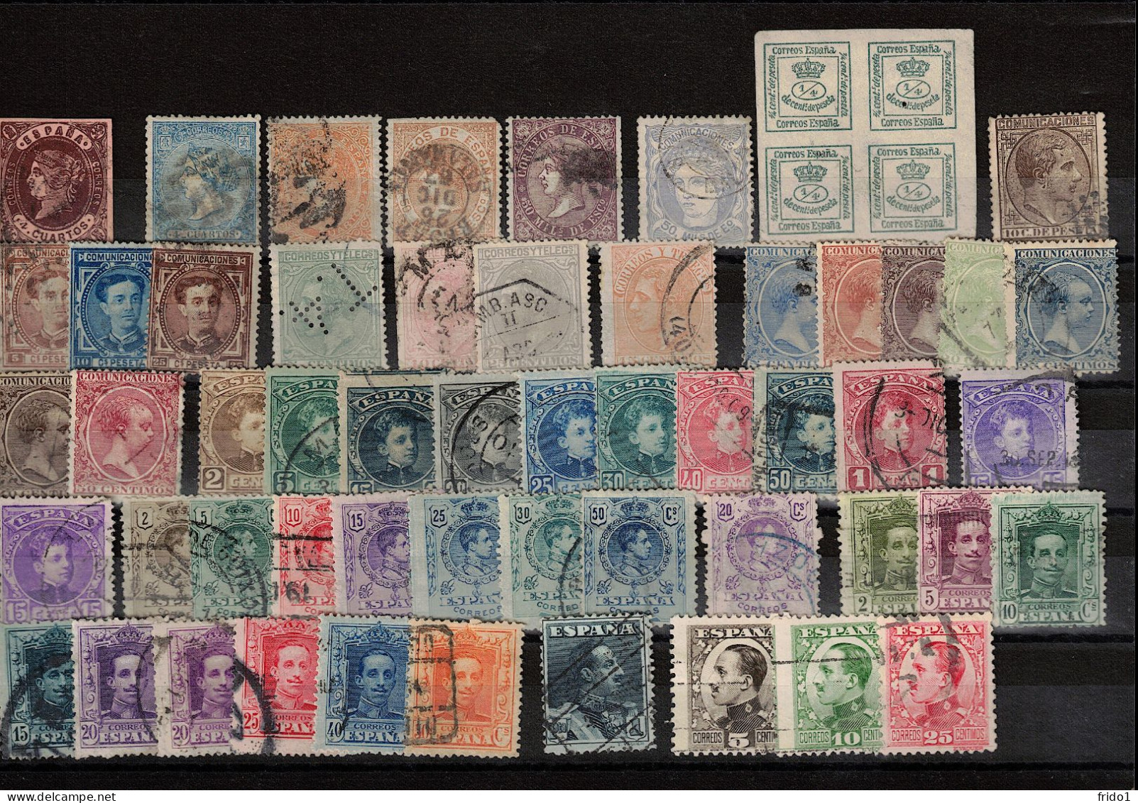 Spain Selection Of Stamps Fine Used - Colecciones