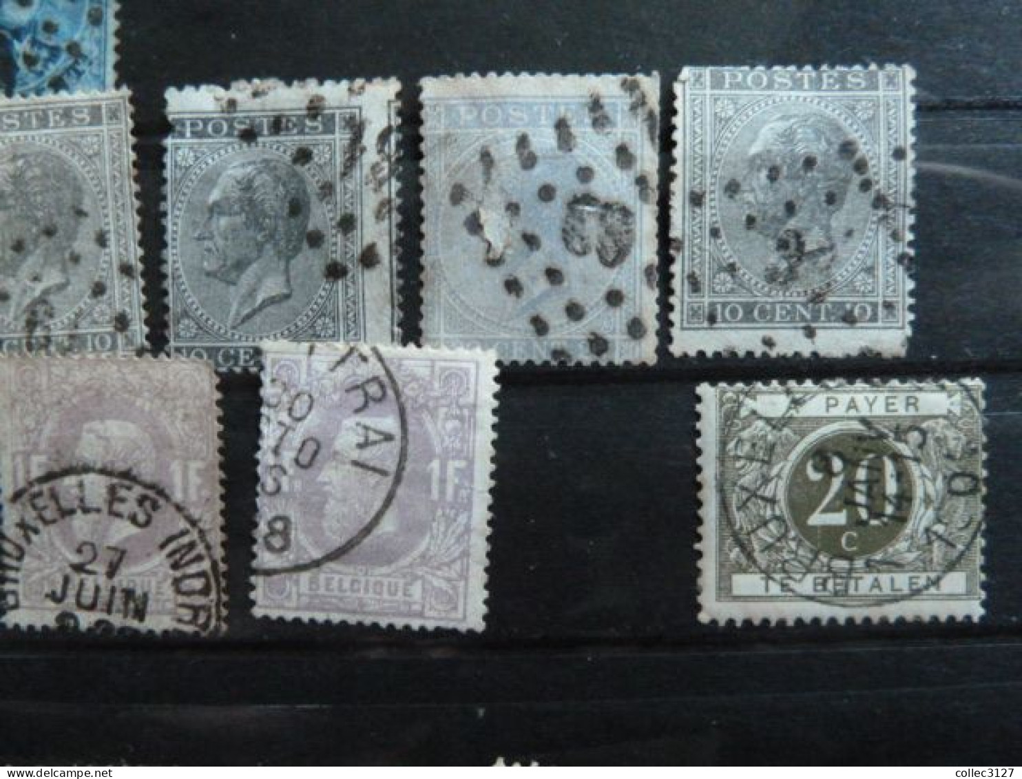 H2 - Belgique - Petit lot de timbres classiques - voirs photos détaillées