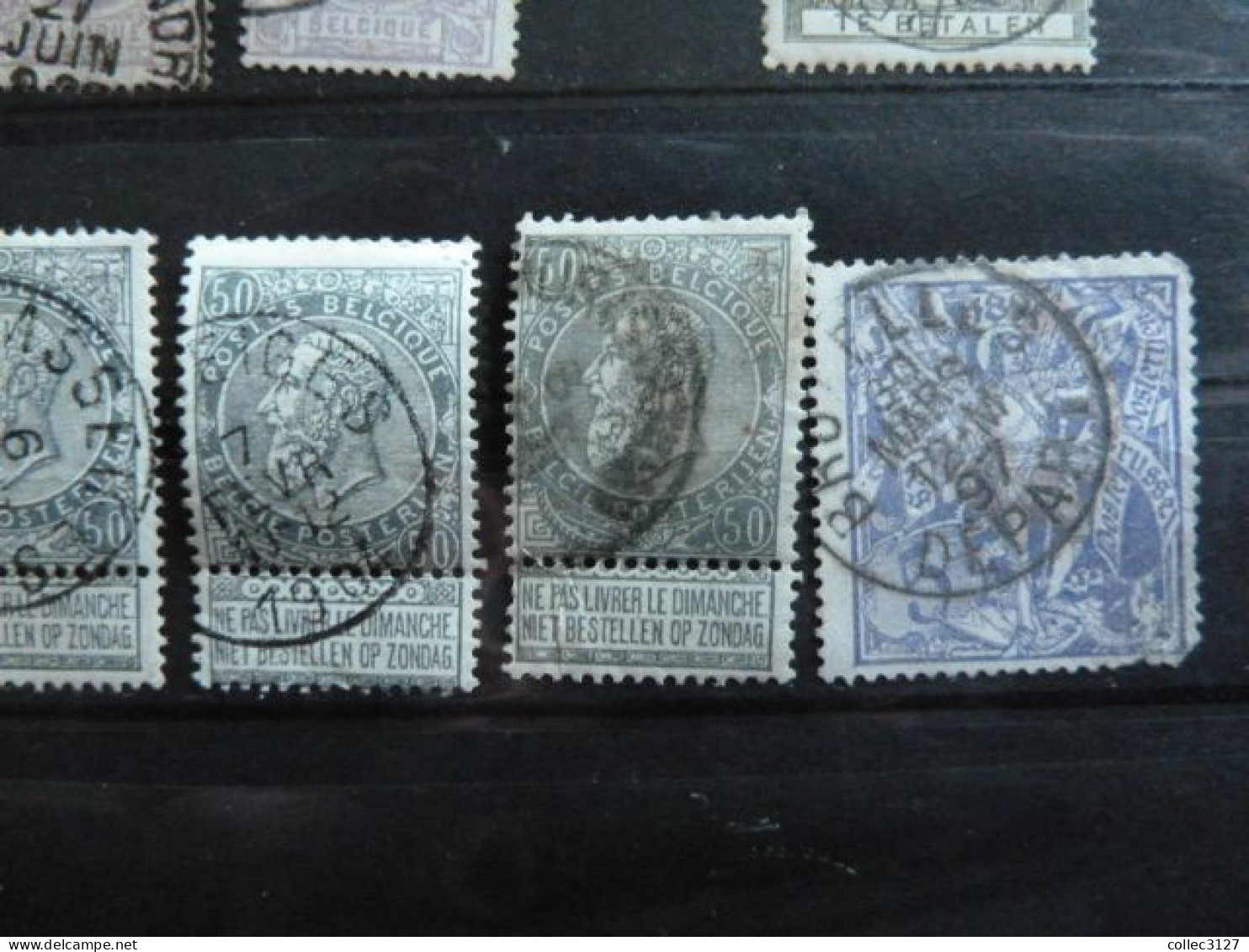H2 - Belgique - Petit lot de timbres classiques - voirs photos détaillées