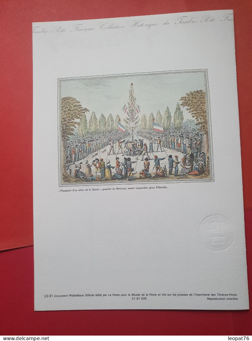 Encart En 1989 - Révolution Française - FDC 120 - Révolution Française